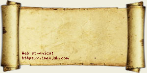 Tijana Dinić vizit kartica